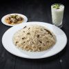 প্লেইন পোলাও, খাসির রেজালা ও বোরহানী